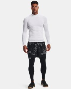 UA Coldgear Compression Mock - White