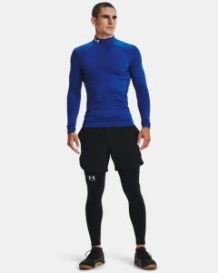 UA Coldgear Compression Mock - Blue