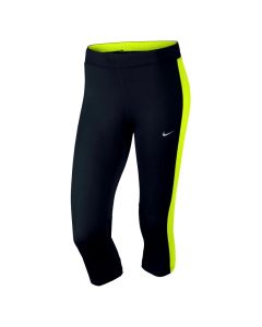 Nike Essential Running Capris Women's - Black/Volt