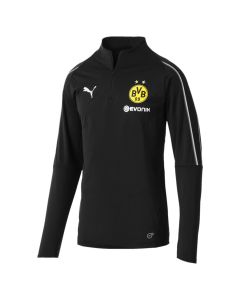 Puma BVB 1/4 Zip Training Top - Black