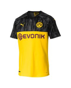 Puma BVB Borussia Dortmund Mens Cup Jersey 2019/20 - Yellow/Black