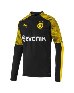 Puma BVB Quarter Zip Men's Training Top black yellow