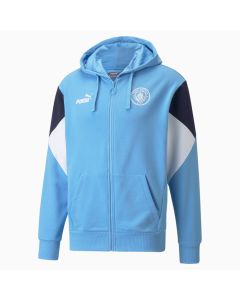 Puma Man City Football Hoodie - Blue