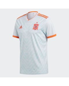 adidas Spain Away Jersey Mens 2018 - White - World Cup 2018