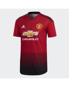 adidas Manchester United Authentic Home Jersey Mens 2018/19 - Red