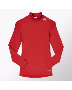 adidas TechFit Base Warm Mock - Red