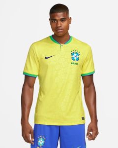 Nike Brasil Mens Home Jersey - Yellow