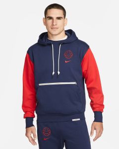 Nike PSG Pullover Hoodie - Navy