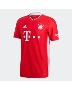 adidas Bayern Munich Mens Home Jersey 2020/21-Red