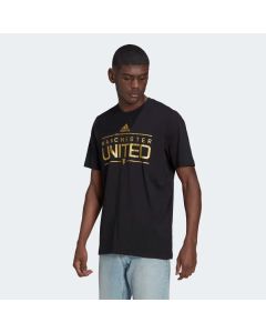 Adidas MUFC Graphic Tee - Black