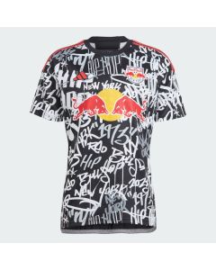 Adidas NY Red Bulls 3rd Auth 23 Jsy - Black