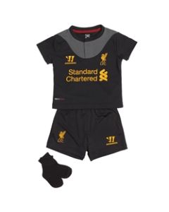 Warrior Liverpool Away Baby Set - Black/Red